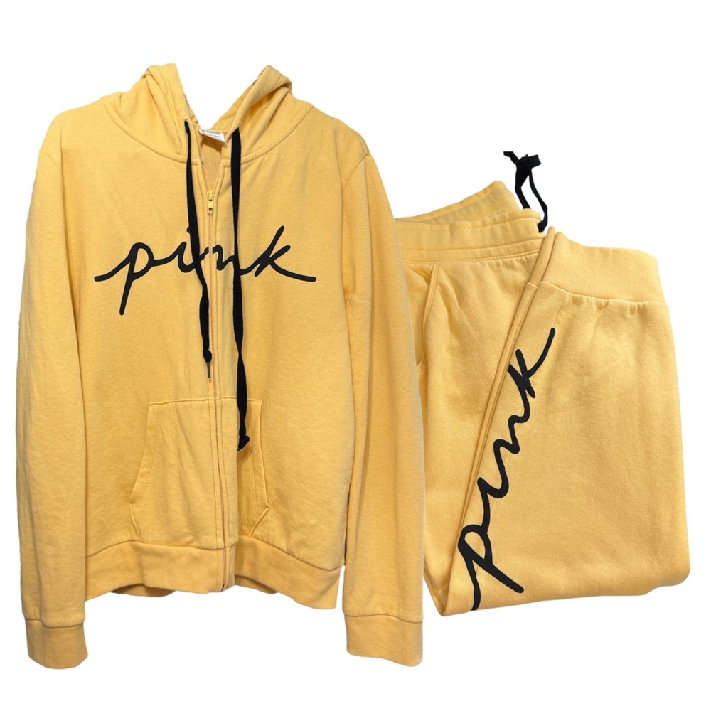 PINK Hoodie & Pants Set XL
